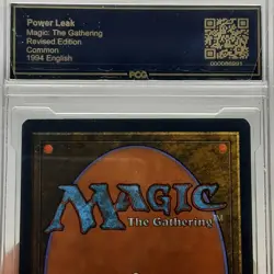 MTG - Revised - Power Leak - Graded - PCG 9.5 - Vintage - Image 5