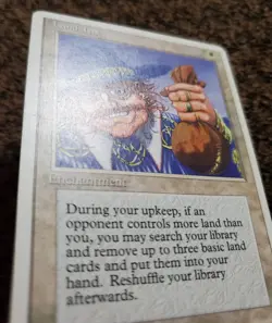 Vtg Land Tax 4th Edition Fourth 1995 MTG Rare Brian Snoddy. Has Imperfections - Image 3