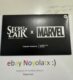 MTG Secret Lair x Marvel's Captain America - Foil - Sealed - Image 1