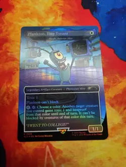 Plankton, Tiny Tyrant - Skrelv, Defector Mite (Rainbow Foil) - SLD - NM - Image 1