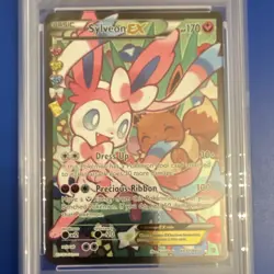 Pokemon Sylveon EX RC32/RC32 Generations Radiant Collection Full Art Holo 2016 - Image 1