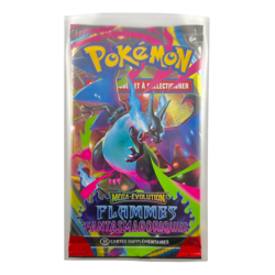 Pokemon 🇫🇷 Booster ME02 Flammes Fantasmagoriques ME2 Mega Dracaufeu X Sleeve - Image 1