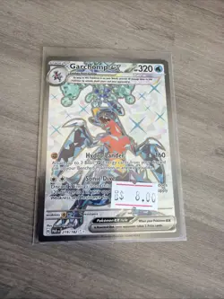 Pokemon TCG Garchomp ex 219/182 SV04 Paradox Rift Ultra Rare Full Art Holo - Image 1