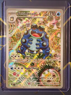Pokemon Seismitoad 105/086 Sv: Black Bolt Illustration Rare EN - Image 1