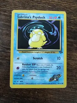 Pokemon Gym Challenge Sabrina's Psyduck 99/132 Unlimited - Image 1