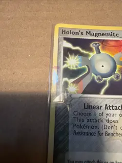 Pokemon TCG Holon's Magnemite EX Delta Species 70/113 Reverse Holo Stamped - Image 4