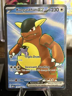 Kangaskhan ex 190/165, Ultra Rare Scarlet & Violet 151 Full Art Holo Pokemon TCG - Image 1