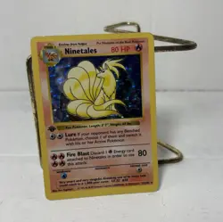 Wizards of the Coast Ninetales 12/102 Base Set Holo Rare EN 1999 HP80 - Image 1