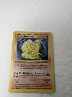 Wizards of the Coast Ninetales 12/102 Base Set Holo Rare EN 1999 HP80 - Image 3