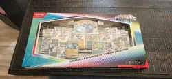 Pokemon TCG Prismatic Evolutions Lucario Ex + Tyranitar Ex Premium Collection - Image 1