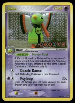 Xatu 29/107 Rare Deoxys Pokemon Reverse Holo HP - Image 1