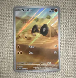 The Pokemon Company Sandile SV01 216/198 IR Holo 70HP Basic English - Image 1