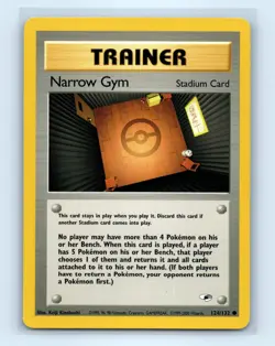Pokemon tcg Gym Heroes Narrow Gym Lightly played - Image 1