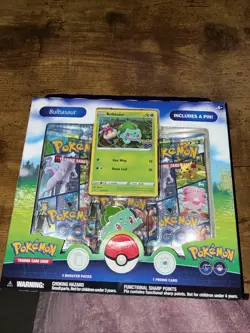 Pokemon TCG Bulbasaur Pin Collection Pokemon Go Box Pin Collection - Image 3