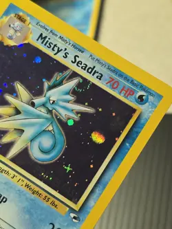 Pokemon Misty's Graduation Prerelease Holo Swirl 9/132 Gym Challenge NM - Image 2