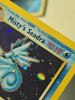 Pokemon Misty's Graduation Prerelease Holo Swirl 9/132 Gym Challenge NM - Image 3