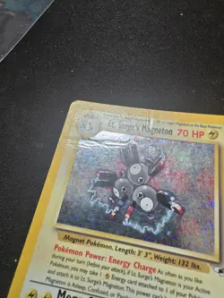 Pokemon Lt. Surge's Magneton 8/132 HP Holo Gym Heroes WOTC - Image 3