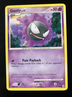 3 Pokemon Diamond & Pearl Non-Holo Gengar 27/130, Rev- Holo-Haunter & Gastly LP - Image 3