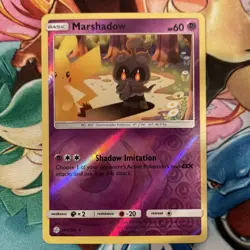 Pokemon Cosmic Eclipse Marshadow 103/236 Reverse Holo Rare NM - Image 2