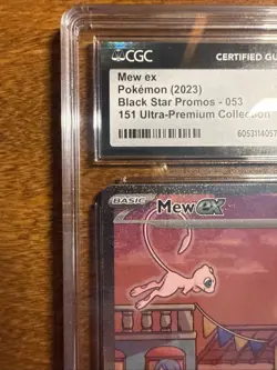 Pokemon Mew EX TCG SVP053, Ultra Premium Holo, Black Star Promo CGC 9 - Image 2