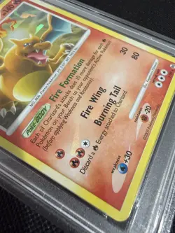 2009 POKEMON PLATINUM ARCEUS 1/99 CHARIZARD CRACKED ICE PSA 8 - RARE HOLO BLEED - Image 2