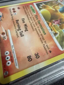 2009 POKEMON PLATINUM ARCEUS 1/99 CHARIZARD CRACKED ICE PSA 8 - RARE HOLO BLEED - Image 3