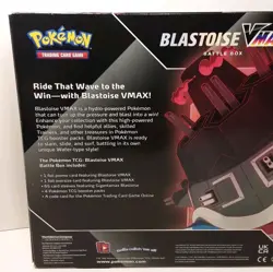 Pokemon TCG Blastoise VMAX Battle Box - Promo Boosters - New Sealed - Image 5
