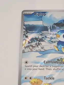 2025 Pokemon PFL EN Piplup Illustraion Rare. - Image 3