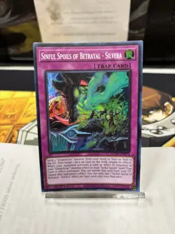 Yu-Gi-Oh! Sinful Spoils of Betrayal - Silvera 1st Ed. AGOV-EN074 Super NM/LP x1 - Image 1