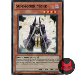 Yugioh Summoner Monk SDDC-EN017 Common NM - Image 1