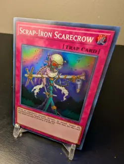 Yugioh! Scrap-Iron Scarecrow SPWA-EN058 Super Rare 1st Edition MINT - Image 2