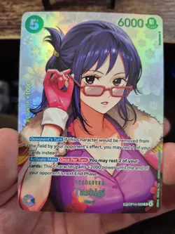 Bandai One Piece Card Game Tashigi OP14-029 SP OP-16 TCG English MINT - Image 3