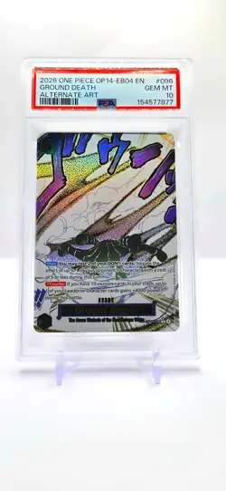 Ground Death Alt Art OP14-096 - OP14 One Piece The Azure Sea's Seven PSA 10 - Image 1