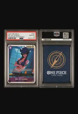 2023 ONE PIECE OP04-KINGDOMS OF INTRIGUE #064 MS. ALL SUNDAY PSA 10 - Image 3