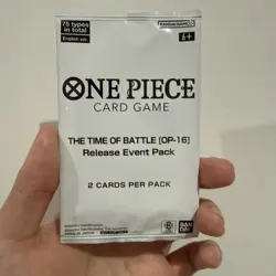One Piece TCG: The Time for Battle OP-16 Release Event pack - 1 X Sealed Packs - Image 1