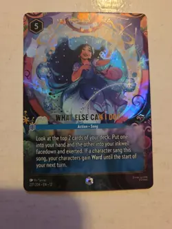 What Else Can I DoU (Enchanted) - 237/204 - Disney Lorcana: Wilds Unknown En-12 - Image 1