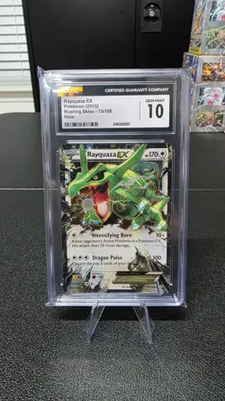 Rayquaza EX 75/108 CGC 10 GEM MINT Pokemon Card XY Roaring Skies LOW POP 21 - Image 1