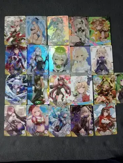 22 cards Genshin impact Goddess Story WAIFU ANIME CARD - Image 1
