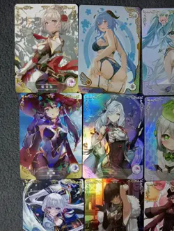 22 cards Genshin impact Goddess Story WAIFU ANIME CARD - Image 2