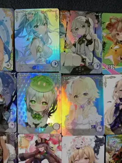22 cards Genshin impact Goddess Story WAIFU ANIME CARD - Image 3
