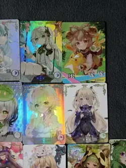 22 cards Genshin impact Goddess Story WAIFU ANIME CARD - Image 4
