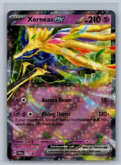 Xerneas ex 179 Holo Promo Scarlet & Violet Promo Pokemon Card Near Mint - Image 1