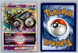 Unown VSTAR 066/195 Holo VSTAR Rare Silver Tempest Pokemon Card Near Mint - Image 3