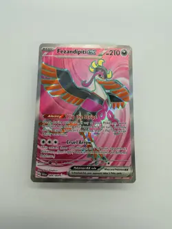 Pokemon TCG Fezandipiti EX 084/064 Ultra Rare Full Art Shrouded Fable Card - Image 1