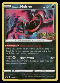 SWSH: Sword & Shield Promo Cards #SWSH125 Galarian Moltres - Image 1