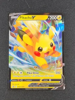 Pikachu V SWSH285 SWSH: Sword & Shield Promo Cards Holo - Image 1