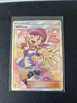 Pokemon Whitney Trainer Full Art Ultra Rare Holo 214/214 Sm-Lost Thunder Card - Image 1