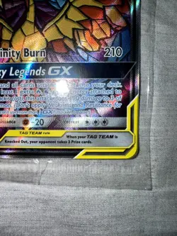 Pokemon TCG Moltres Zapdos Articuno GX SM210 Stained Glass Promo Card Sealed - Image 4