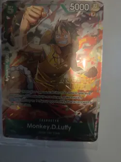 1x Monkey.D.Luffy P-135 Winner Stamp OP16 Pre-Release Event Promo Card Sealed - Image 1