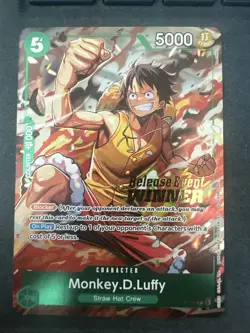 Monkey.D.Luffy (OP16 Release Event Winner) P-135 One Piece Promotion Cards Foil - Image 1
